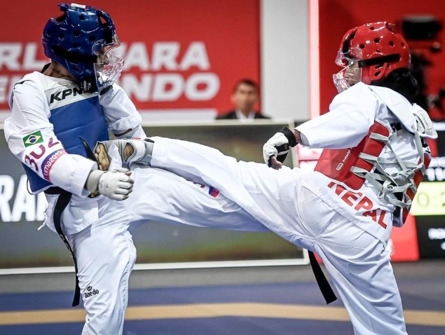 Female Athlete Class Match in 2022 Riyadh World PARA Taekwondo Grand